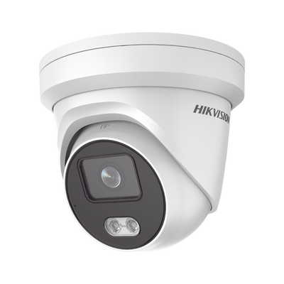 TURRET IP 4 MEGAPIXEL / IMAGEN A COLOR 24/7 / LENTE 4 MM / LUZ BLANCA 30 MTS / EXTERIOR IP66 / MICRÓFONO INTEGRADO / WDR 120 DB