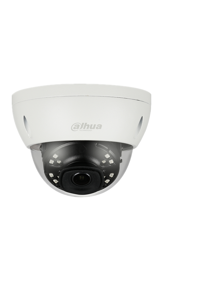 CAMARA IP DOMO 6 MEGAPIXELES / H265+ / WDR REAL 120 DB / LENTE 2.8 MM / IVS / IR 30 MTS / IP67 / IK10 / POE / E POE / RANURA MICRO SD