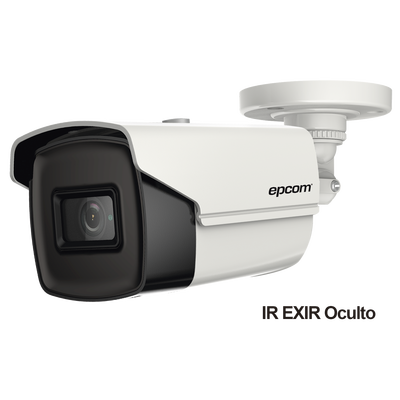 BULLET TURBOHD 4K (8MEGAPIXELES) / GRAN ANGULAR 102º / LENTE 2.8 MM / EXTERIOR IP67 / IR EXIR 60 MTS / DWDR