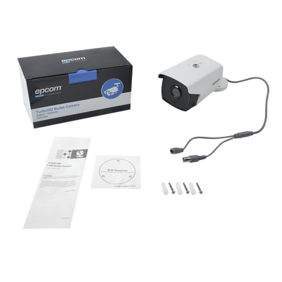 BALA TURBOHD 5 MEGAPIXEL / GRAN COBERTURA / LENTE 3.6 MM / 40 MTS IR EXIR / EXTERIOR IP67 - Imagen 2