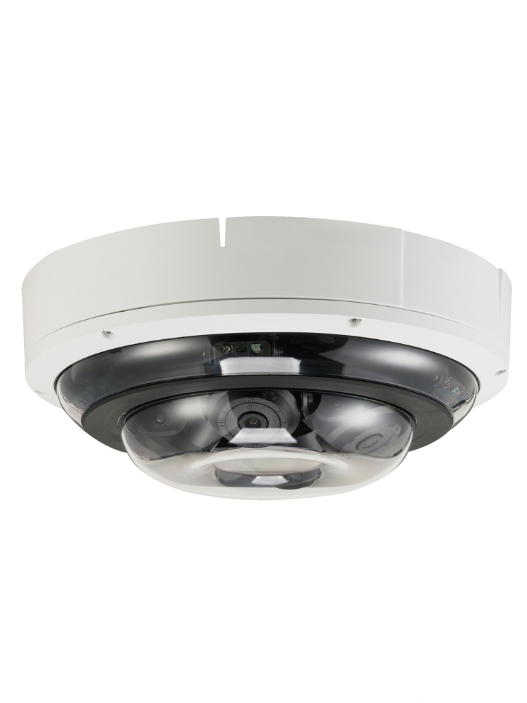 CAMARA IP DOMO MULTISENSOR PANORAMICO / 2 MEGAPIXEL / 4 LENTES / H265+ / IP67 / IK10 / LENTES MOTORIZADOS 2.7 MM A 12 MM