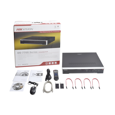 NVR 8 MEGAPIXEL (4K) / 16 CANALES IP /16 PUERTOS POE+ / 4 BAHÍAS DE DISCO DURO / SWITCH POE 300 MTS / HDMI EN 4K - Imagen 4