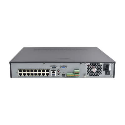 NVR 8 MEGAPIXEL (4K) / 16 CANALES IP /16 PUERTOS POE+ / 4 BAHÍAS DE DISCO DURO / SWITCH POE 300 MTS / HDMI EN 4K - Imagen 3