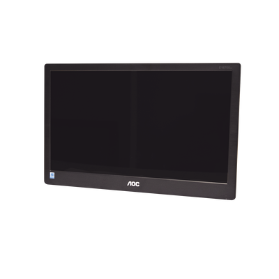 MONITOR LED DE 16", RESOLUCIÓN 1366 X 768 PIXELES CON ENTRADA DE VIDEO VGA. ALIMENTACIÓN POR USB PARA CONECTARSE DIRECTO AL DVR/NVR - Imagen 2