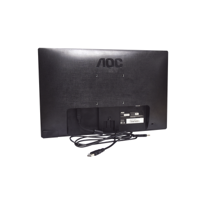 MONITOR LED DE 16", RESOLUCIÓN 1366 X 768 PIXELES CON ENTRADA DE VIDEO VGA. ALIMENTACIÓN POR USB PARA CONECTARSE DIRECTO AL DVR/NVR - Imagen 3