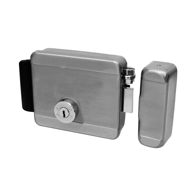 CHAPA ELECTRICA / GRIS / CON BOTON