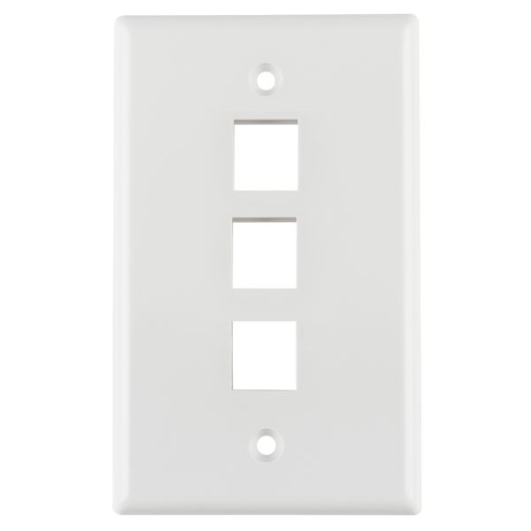 PLACA 3 VENTANAS / BLANCO