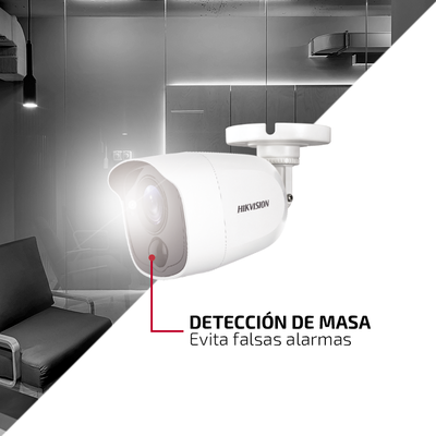 BALA FLASH TURBOHD 1080P / SENSOR PIR / GRAN ANGULAR 103° / LENTE 2.8 MM / CLIMAS EXTREMOS / IR EXIR INTELIGENTE 20 MTS / EXTERIOR IP66