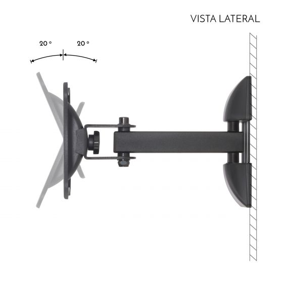 SOPORTE PARA PANTALLAS DE 13" A 27", CON BRAZO ARTICULADO - Imagen 4